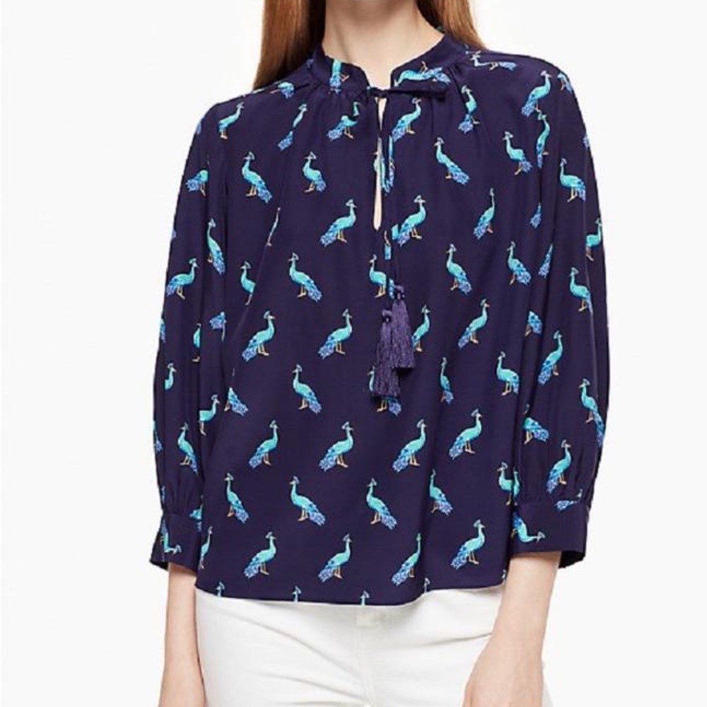 Kate Spade Peacock Blouse